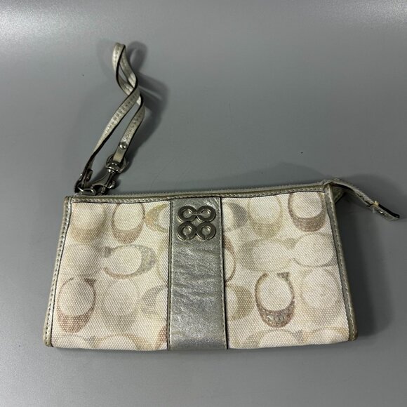 Coach Wristlet with Sequins - Picture 1 of 15